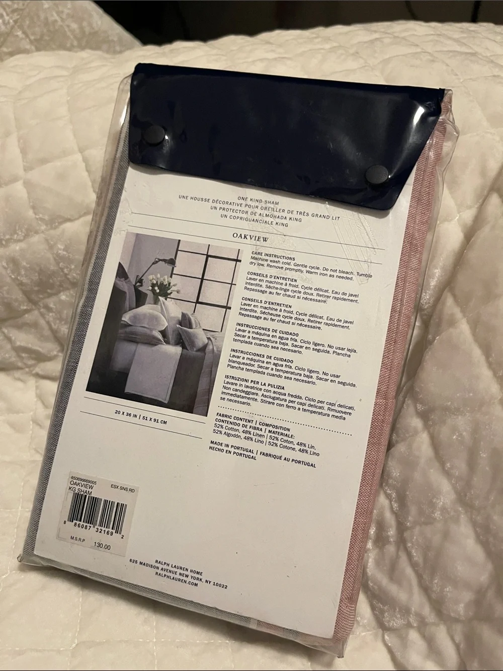 Ralph Lauren Oakview NWT KING SHAM